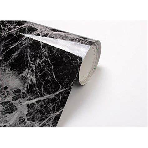 Very Berry Sticker Black Grey Granite Look Marble Effect Marble