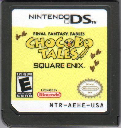 Final Fantasy Fables Chocobo Tales Cover Or Packaging Material MobyGames