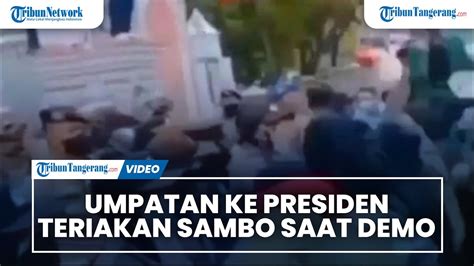 Mahasiswi Orasi Sambil Ucapkan Kata Kata Jorok Ke Jokowi Dan Teriakan