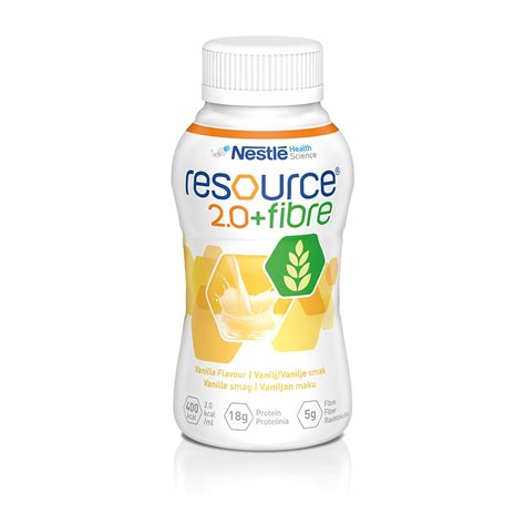 Nestle Resource 20 Fibre Vanilla 200ml 24 Units