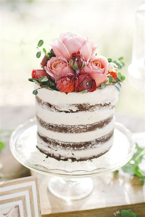24 Best Naked Cakes Images On Pinterest Marriage Cakes And Food