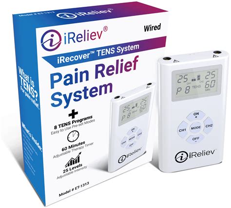 Tens Unit Dual Channel Electro Therapy Pain Relief System From