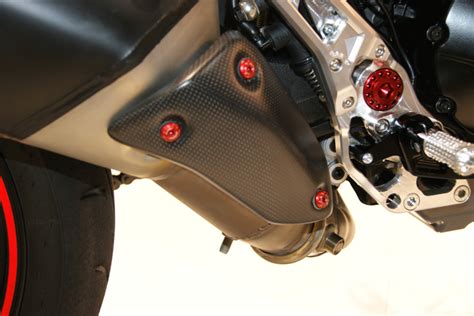 Paracalore Terminale Scarico Fibra Carbonio Ducati Hypermotard