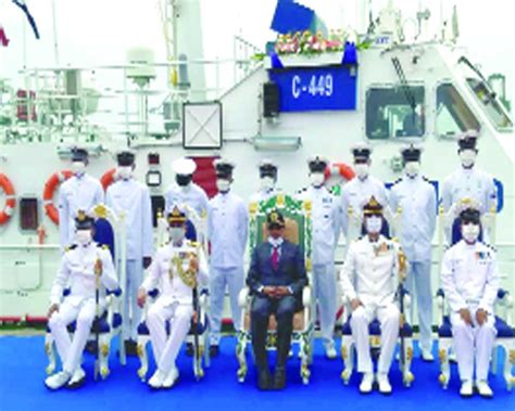 Indian Coast Guard Ship C Commissioned Off Chennai