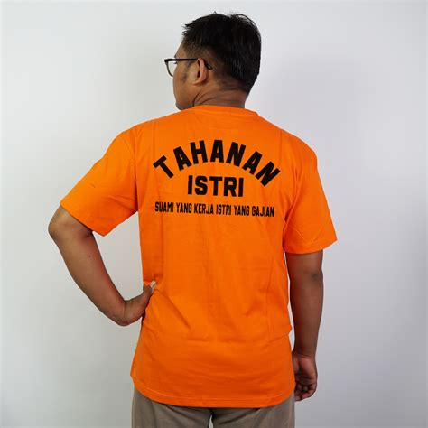 Jual Desain Kaos Keren Kaos Tahanan Istri Suami Kerja Gajian Shopee