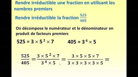 Simplification De Fraction YouTube