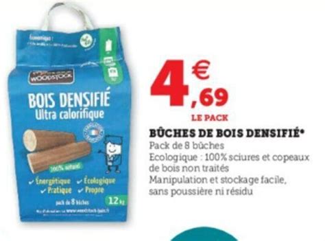 Promo B Ches De Bois Densifi Chez Super U