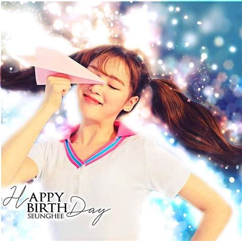 Happy Seunghee Day 🎂🤗 Oh My Girl [오마이걸] Amino