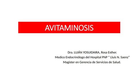 Clase Avitaminosis Piero Vega Udocz