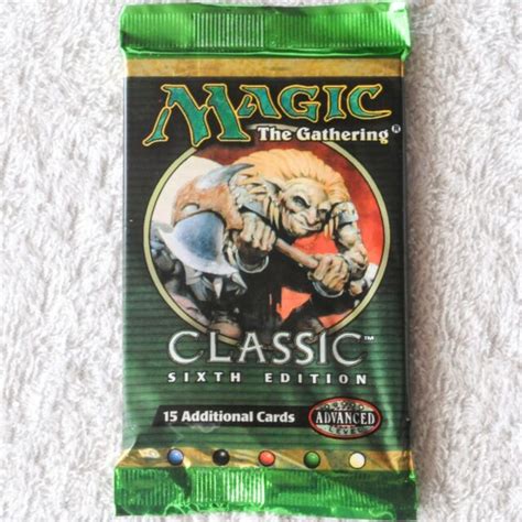 Mtg Classic 6th Edition Sealed Booster Pack From Box Magic English