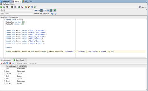 Oracle Sql Order By List Of Values Techtutorialsx