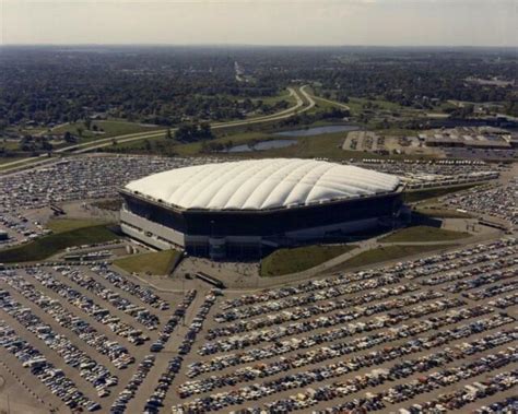 Pontiac Silverdome Glossy Poster Picture Photo Print Detroit Lions