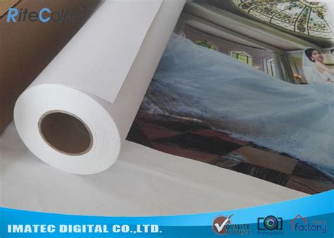 Gsm Matte Eco Solvent Printable Canvas Plotter Inkjet Cotton