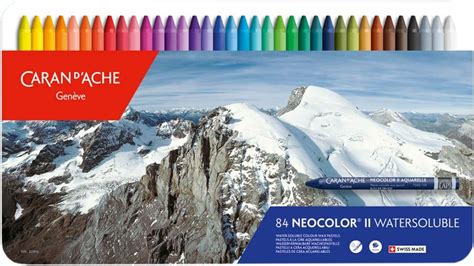 Caran D Ache Classic Neocolor II Water Soluble Pastels 84 Colors