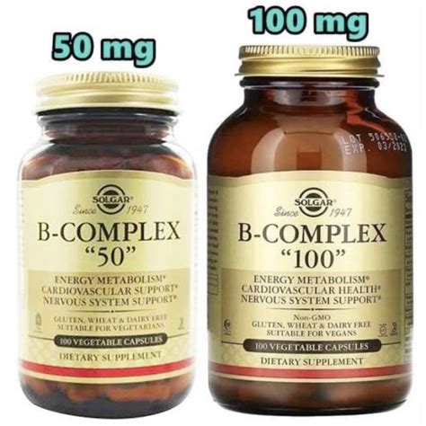 วิตามินบี Solgar B Complex 100 100 Vegetable Capsules Th