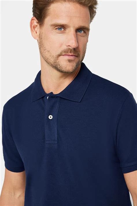 Erkek Slim Fit Dar Kesim Lacivert Polo Yaka Ti Rt Tudors