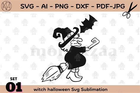 Halloween Witch SVG Graphic by Momixzaa · Creative Fabrica