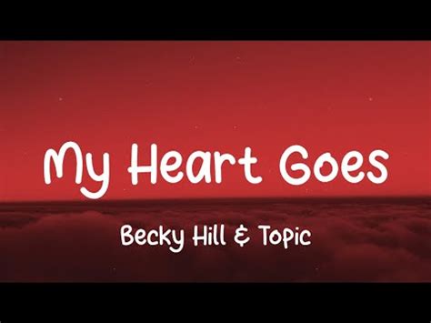 Becky Hill Topic My Heart Goes La Di Da Lyrics Youtube