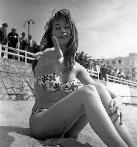 Stunning Photos Of Year Old Brigitte Bardot Donned A Floral Bikini