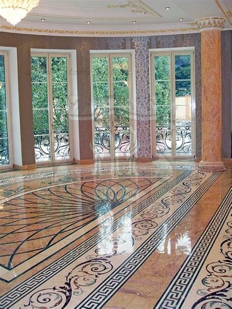 Water Jet Marble Flooring Design Floor Roma