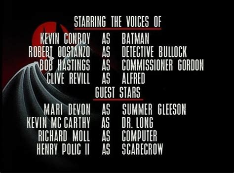 Summer Gleeson Voice - Batman: The Animated Series (Show) | Behind The Voice Actors