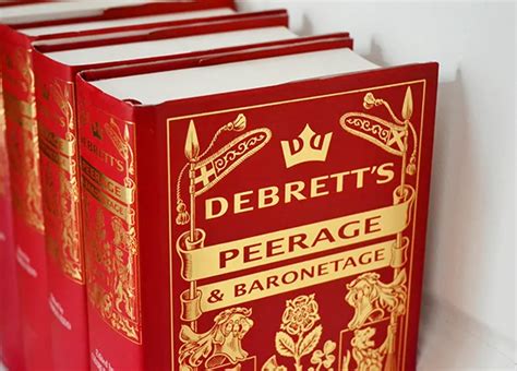 Debrett’s Guide to the Hierarchy of Titles in the Peerage