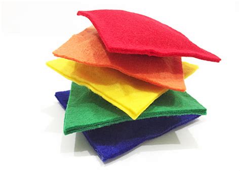 DIY No Sew Rainbow Bean Bags Tutorial Factory Direct Craft Blog