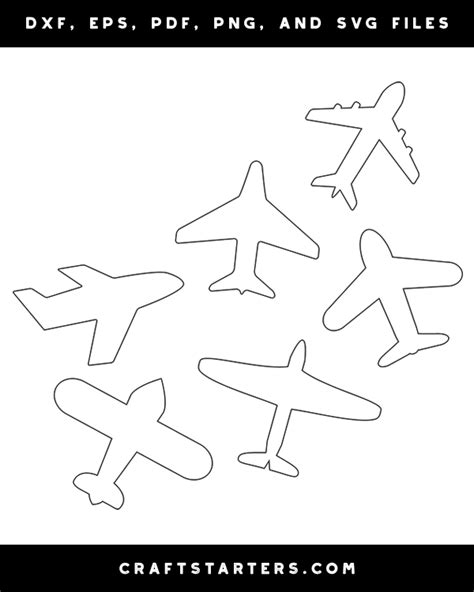 Pin On Airplane Outline