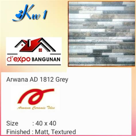 Jual Keramik Arwana Ad Grey X Shopee Indonesia