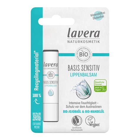 Bio Lippenbalsam Basis Sensitive 4 5g Von Lavera Naturkosmetik Online