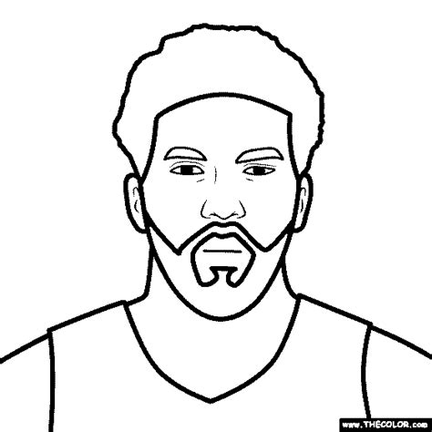 Jayson Tatum Coloring Pages Coloring Nation