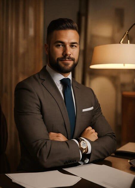 Premium Ai Image A Guy In A Suit Professional Masculine