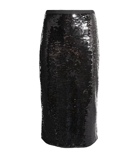 Weekend Max Mara Sequin Embellished Midi Skirt Harrods Us