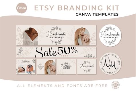 Editable Etsy Shop Branding Kit 2685057