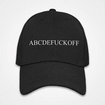 Abcde Fuck Off Cap Custom Freaks