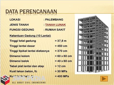 Perencanaan Gempa Untuk Gedung 10 Lantai Sipilpedia