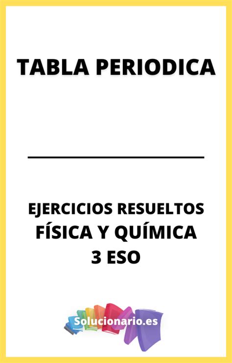 Ejercicios Resueltos F Sica Y Qu Mica Eso Pdf