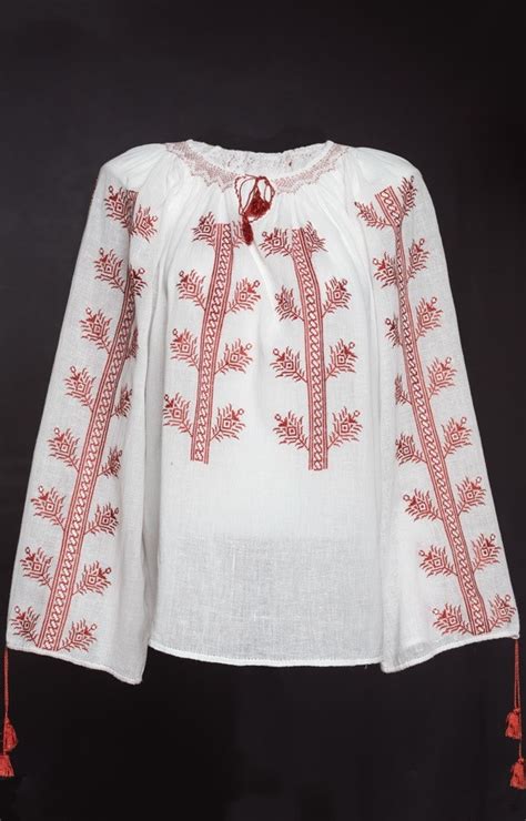 Hand Embroidered Romanian Blouse Vintage For Sale Online Worldwide