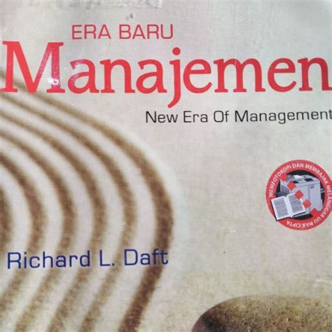 Jual Era Baru Manajemen Edisi 9 Buku 1 Richard L Daft Shopee Indonesia