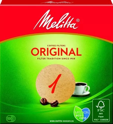 Melitta Sda Rundfilterpapier Naturbraun