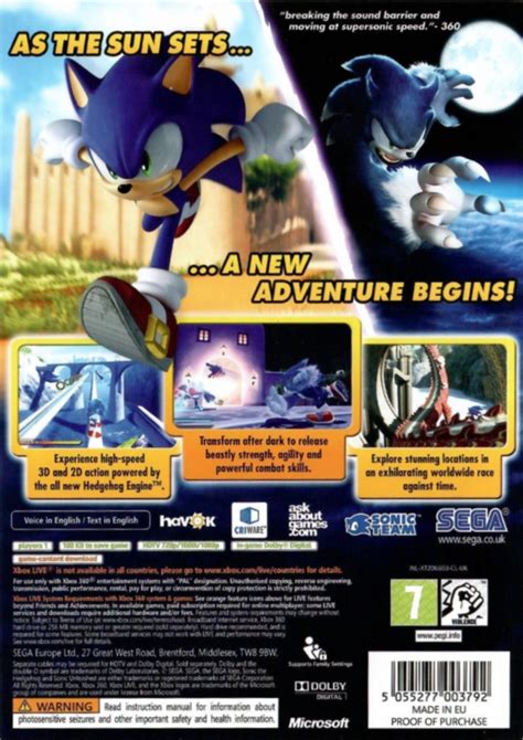 Sonic Unleashed Box Shot For Playstation 2 Gamefaqs