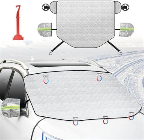 Freesoo Ice Windscreen Cover Car Windscreen Frost Cover Window Screen