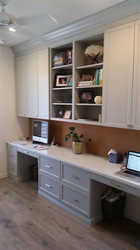 20 Built In Home Office Cabinets Homyhomee In 2024 Home Office