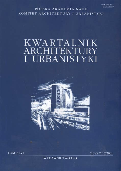 Kwartalnik Architektury I Urbanistyki Pdf