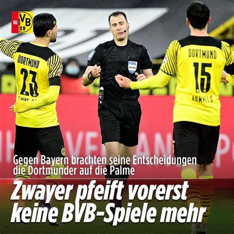 Bild BVB On Instagram Schiedsrichter Felix Zwayer 40 Wird Vorerst