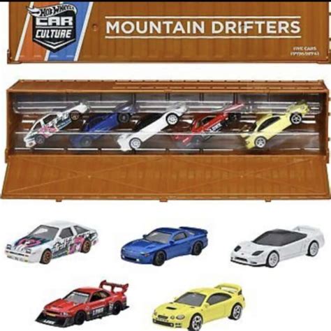 Promo Hot Wheels Car Culture 2022 Mountain Drifters Lb Container Set 5car Ps Lutofia Diskon 50