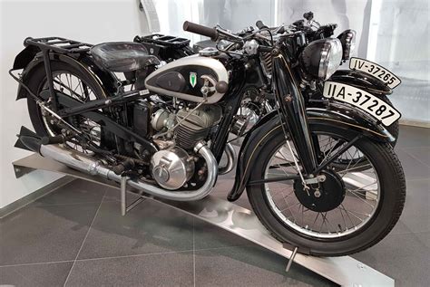 =DKW SB 500, Bj. 1936, 494 ccm, 15 PS, ausgestellt im Audi-Museum ...