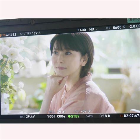 森高千里さんのインスタグラム写真 森高千里instagram 「⁡ ヤクルト「ラクトデュウ」のcmが始まりました！！ Cmやメイキング