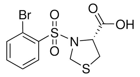 R Bromophenyl Sulfonyl Thiazolidine Carboxylic Acid