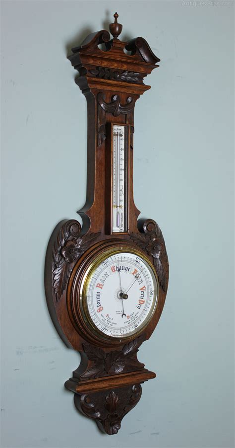 Antiques Atlas Antique Victorian Oak Aneroid Barometer